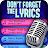 Don't Forget the Lyrics icon