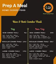 Prep A Meal menu 3