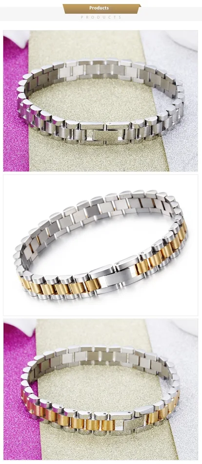 Klassisches Herren Armband aus Titanstahl, Persönlichkeitsmode. Stilvolles und langlebiges Accessoire für den modernen Mann, unterstreicht Ihren individuellen Look.