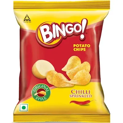 Bingo Potato Chips Chilli Sprinkled 52 Gm