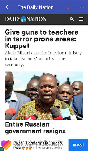 Kenyan Daily Newspapers