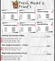 Fresh Meat & Fried's menu 2
