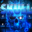 アプリのダウンロード Flaming Skull  keyboard Theme をインストールする 最新 APK ダウンローダ