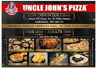 Uncle John's Pizza menu 3