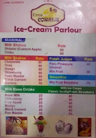 Creamy Corner menu 1