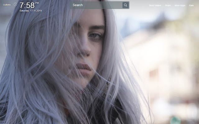 Billie Eilish Wallpapers Theme New Tab