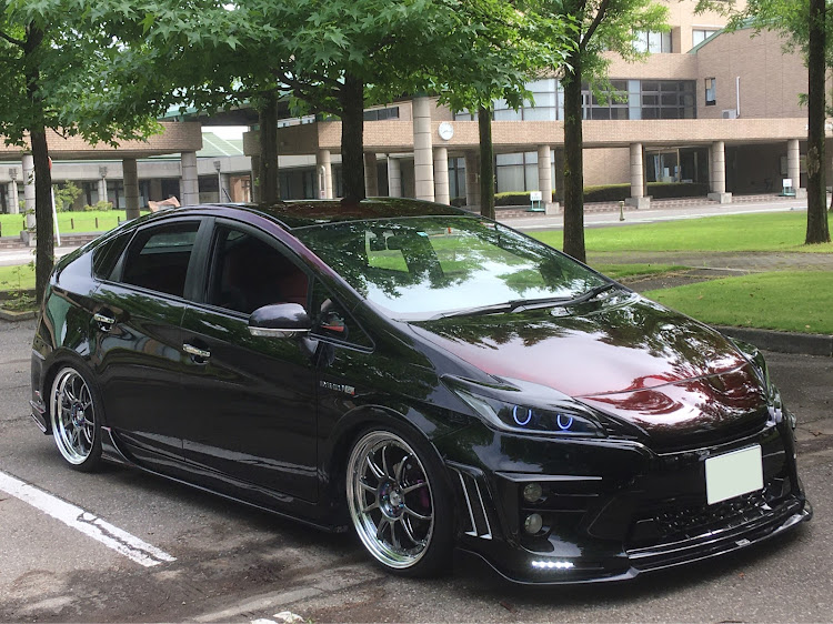 プリウス G'sの緑の中・梅雨明け間近に関するカスタム事例の投稿画像1枚目