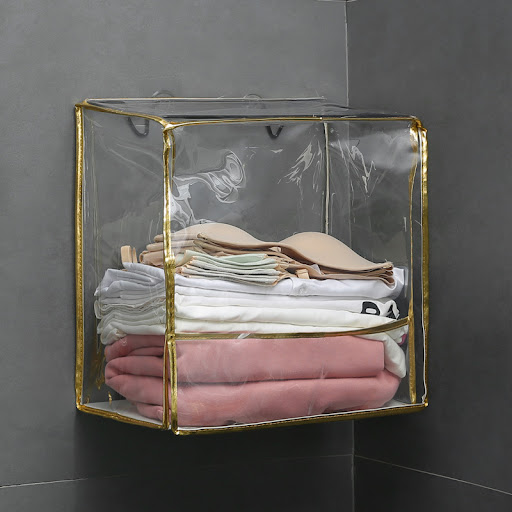 Title 2, Bathroom Storage Box Shower Room Concealed Clot...