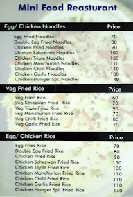 Mini Food Restaurant menu 2