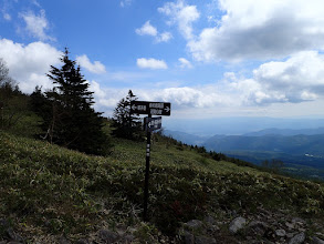 ここで左の根子岳へ