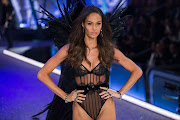 Joan Smalls walks the runway at the Victoria's Secret Fashion Show on November 30, 2016 in Paris, France.