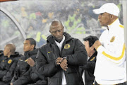 NO ANSWERS: Kaizer Chiefs caretaker coach Ace Khuse, left, and  his assistant Doctor Khumalo. Photo: Gallo Images