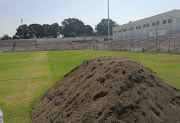 A picture that is supposedly being used by Mamelodi Sundowns for training ahead of their second leg of their Caf Champions League semifinal against Wydad Casablanca in Rabat, Morocco, after local authorities refused to avail training venues for the South Africans, the club's Communication Officer Thulani Thuswa posted this photo on his Twitter account on Wednesday 20 September 2017 with the caption: 