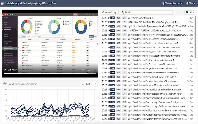 FortiGate Support Tool chrome extension