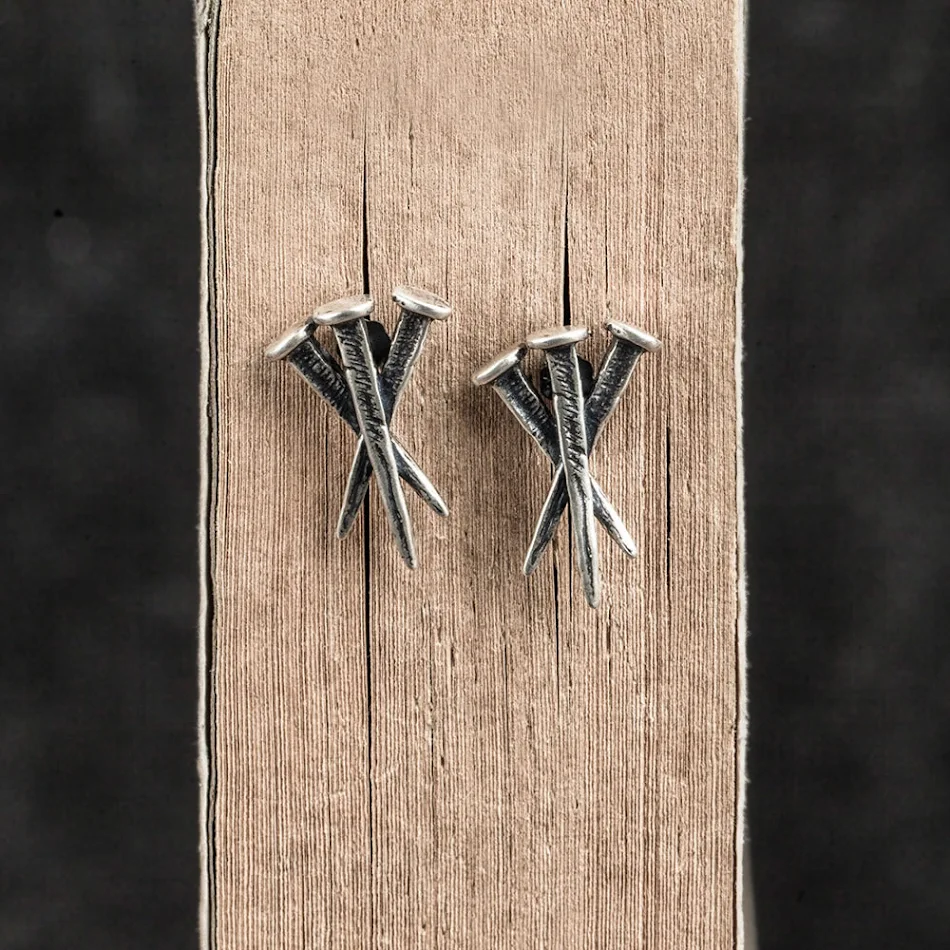 Boucles d'oreilles clous en argent sterling S925, ornements pour femmes, discrets et élégants, parfaits pour sublimer vos oreilles avec raffinement.