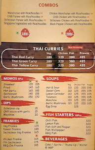 China Leaf menu 7