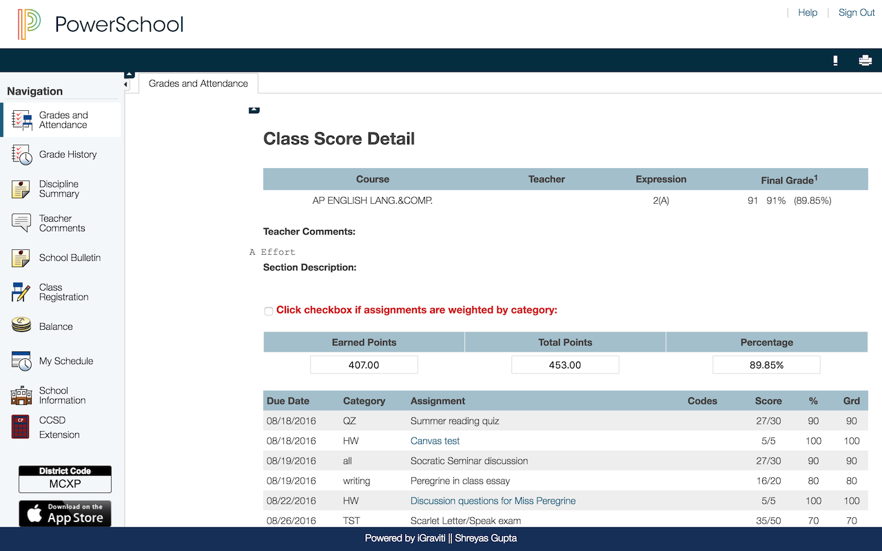 Creighton Prep Powerschool Calculator Preview image 0