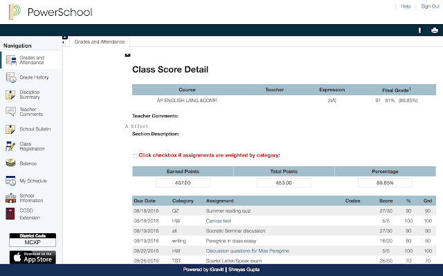 Creighton Prep Powerschool Calculator