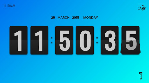 Flip Clock Pro - Digital Desk Clock