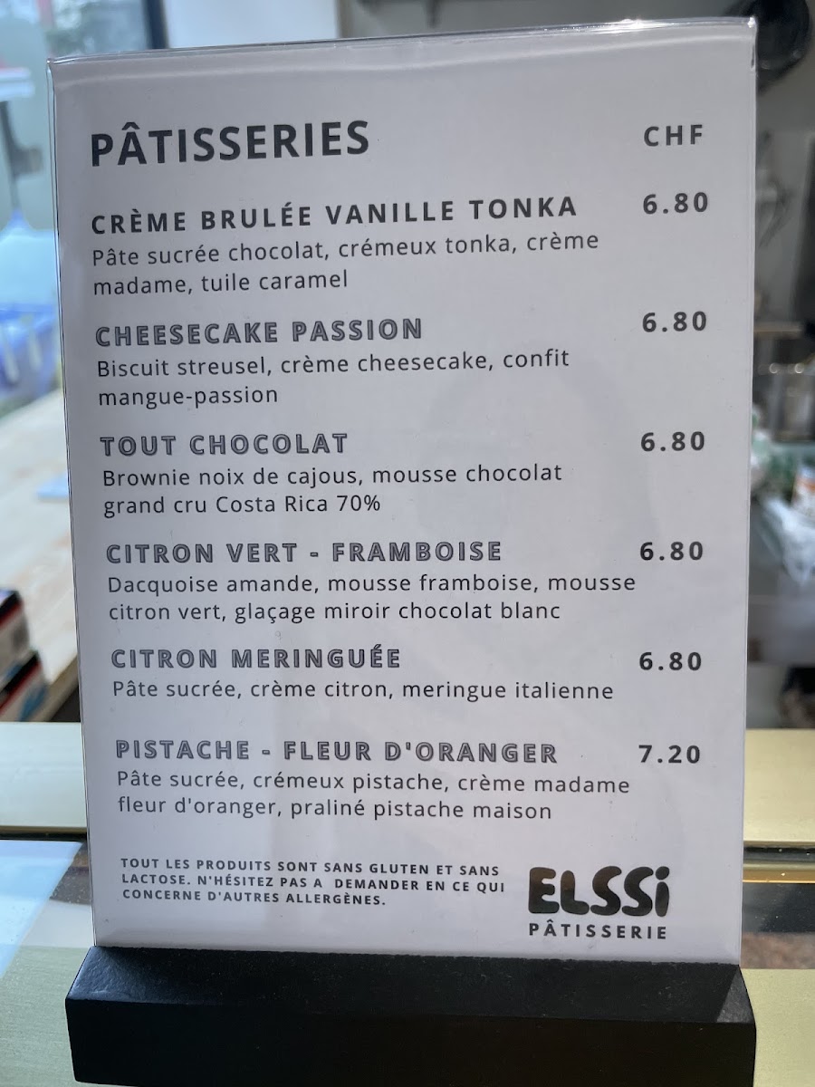 Gluten-Free at Elssi Pâtisserie