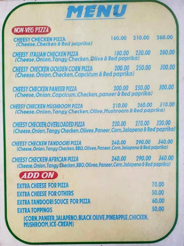 Domino'sss Pizza menu 