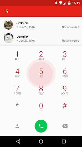 ExDialer M Design Red Theme