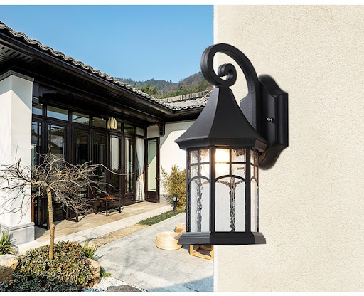 Title 12, Outdoor Wall Lamp Waterproof Balcony Garden Wal...