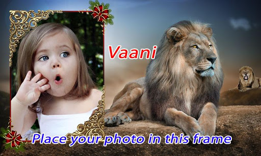 Wild animal frames photo maker