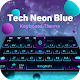 Download Tech Neon Blue Keyboard Theme For PC Windows and Mac 1.2.1