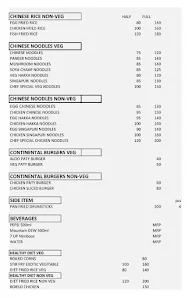 Vaishus Noodles menu 3