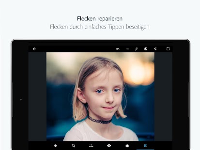 Adobe Photoshop Express:Fotoeditor-Collagefunktion Screenshot