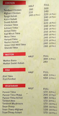 Food & Spices menu 5