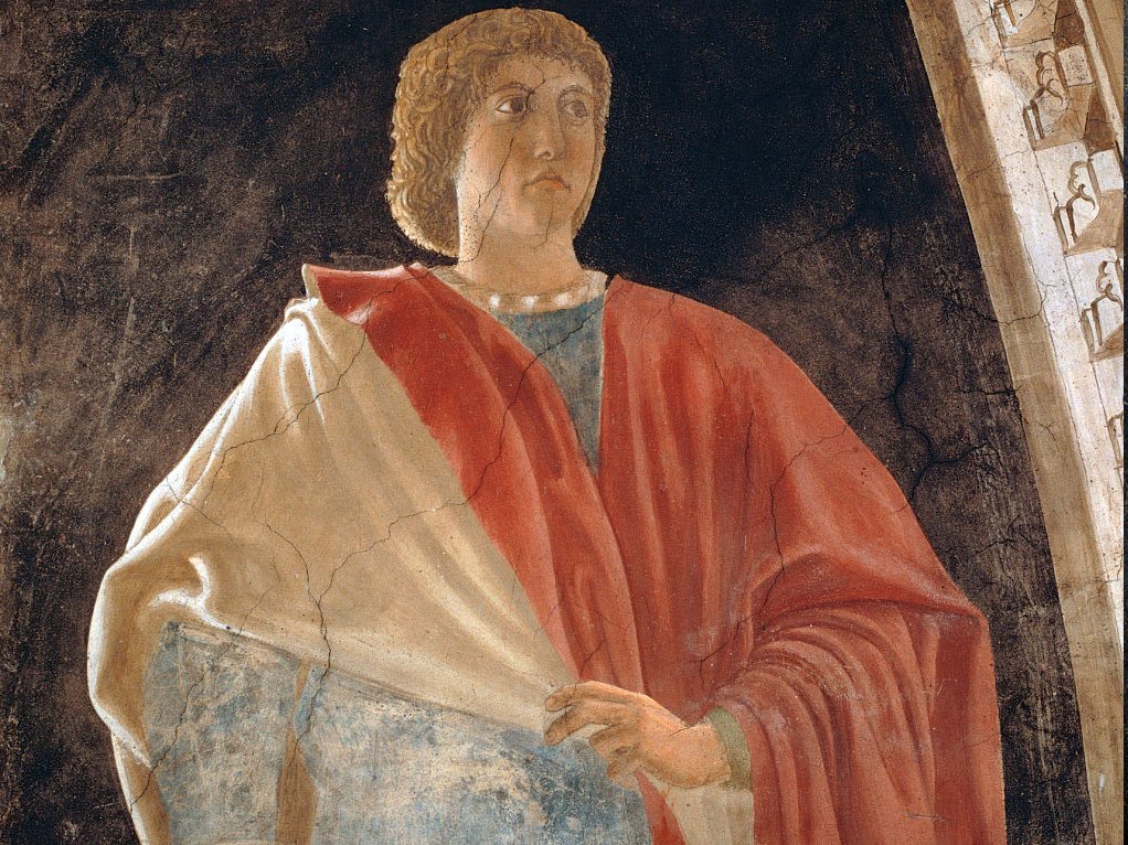 Piero della Francesca, Profeta Geremia, 1458-1466, affresco, basilica di San Francesco, Arezzo