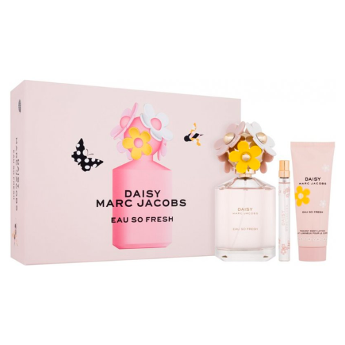 Bộ nước hoa MARC JACOBS DAISY EAU SO FRESH EDT 125ML + Mni 10ml + Body lotion 75ml_TGNH