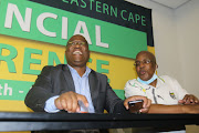 Convenor Oscar Mabuyane and NEC member Aaron  Motsoaledi.