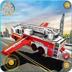 Cover Image of Download Flying Firefighter Truck Simulator 2019 1.7.5 APK