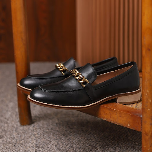 Title 2, Round toe loafers pumps with thick heels offer ...