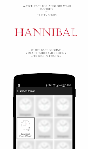 Hannibal - Black Watch Face