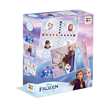 Juego de Mesa Ludo   Frozen 2 en 1 Caja x 72 Piezas 