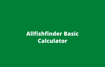 AllbestFishfinder Calculator Preview image 0