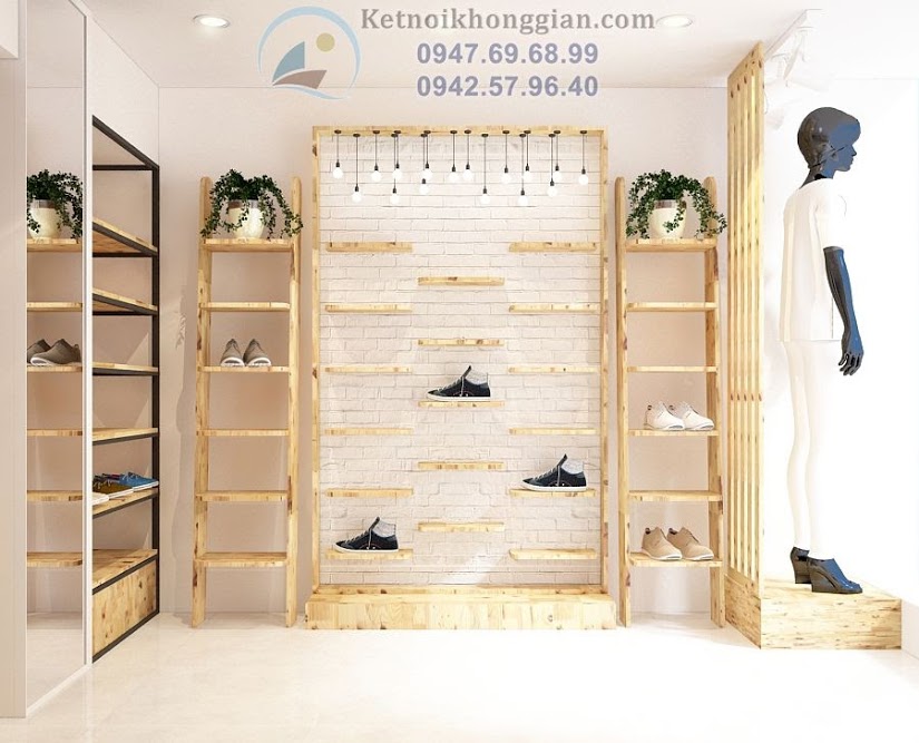 thiết kế shop thời trang tính thẩm mỹ cao