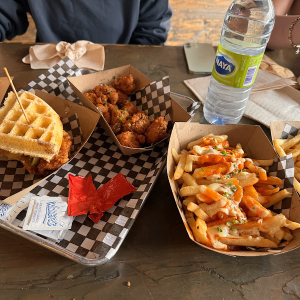 Gluten-Free Chicken & Waffles at The Dirty Bird Chicken + Waffles