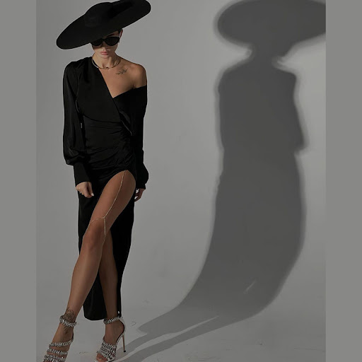 Title 4, Fashion Womens Dress Elegant Slim Fit Slit Dress