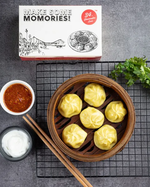 Chicken Steam Momos [6 Pcs ]