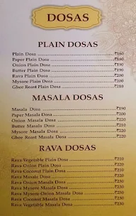 Shree Rathnam menu 1