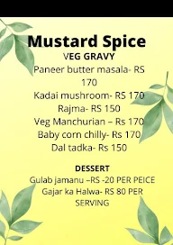 Mustard Spice menu 4