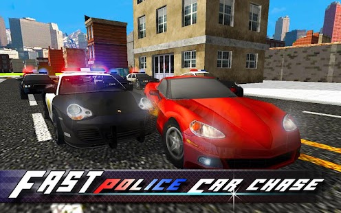 Real Police Car chase 2017: crime city simulator banner