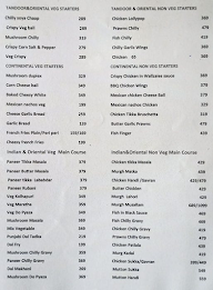 Sarovar menu 1