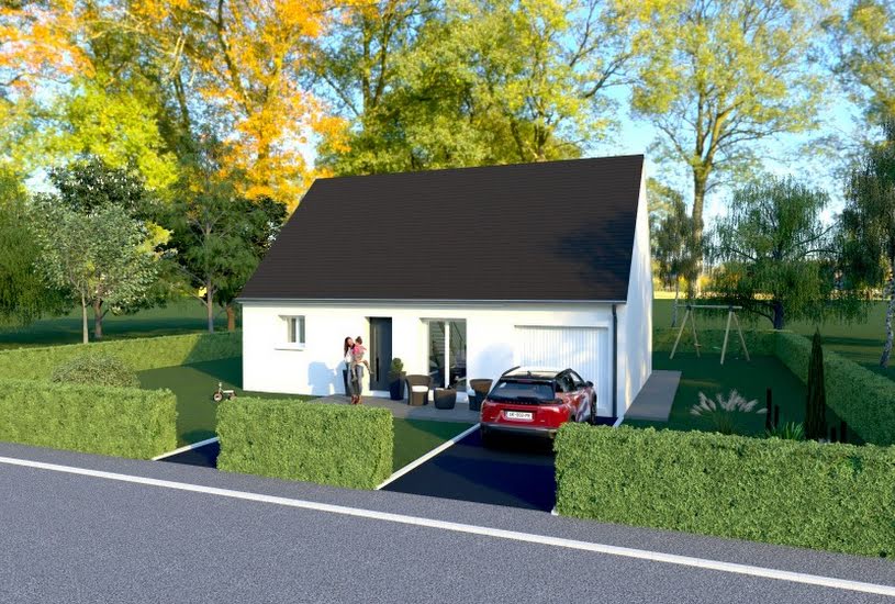  Vente Terrain + Maison - Terrain : 697m² - Maison : 80m² à Auzouville-sur-Ry (76116) 