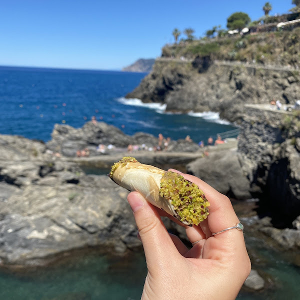 Pistachio cannoli! Gluten free and vegan.